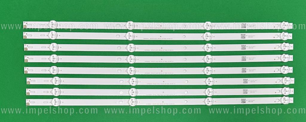 Barras De Led para TV PHILIPS 50" set 8pcs X SVK500AL1_WICOP_4LED_REV03_20170430 4LED , 485MM , 3V