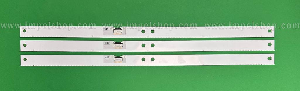 Barras De Led para TV SAMSUNG 75" set 3pcs X V7Q8-750SM0-R0 BN96-46024A L1_Q7_G5_NCM_S48(2)_ R1.0_RBT_407060_LM41-00587A (AL5052) , 96LED , 547MM , BLUE LIGHT , ORIGINAL SAMSUNG