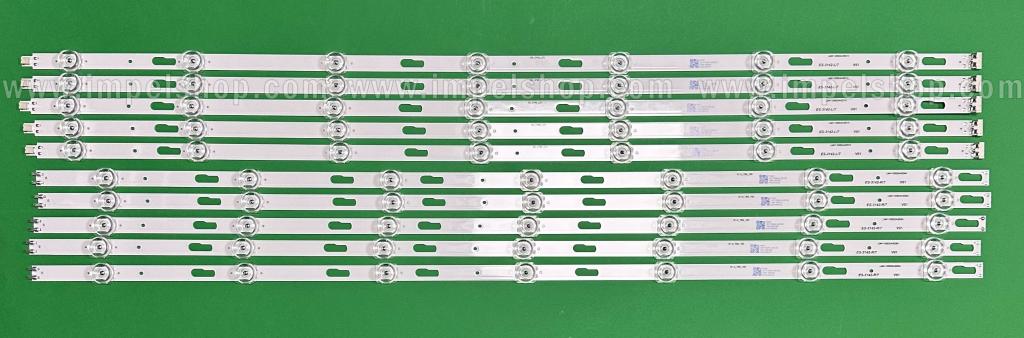 Barras De Led para TV SAMSUNG 70" set 10pcs , 5pcs x BN96-50046A & 5pcs x BN96-50047A , LM41-00827A/LM41-00828A/ LM41-00824A/ LM41-00825A ,