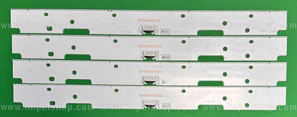 Barras De Led para TV SAMSUNG 75" set 4pcs x BN96-42359A STS750A25_WICOP2518_16S6P_Rev1.0_170920_BN96-42359A_Q7 , Blue light , SAMSUNG ORIGINAL , 96LED , 3V , 410MM ,