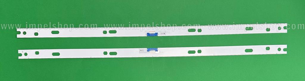 Barras De Led para TV SAMSUNG 65" set 2pcs x BN96-45623A Y18_NU8/NU8.5_STS650A94_7020F UCD_78LEDs_REV1.0_180309_0.6T_4.07mm_BN96-45623A L1_NU8_F5_CEM_S26(3)_ R1.1_RBH_407060_LM41-00584A , 78LED , 3V , 706MM , SAMSUNG ORIGINAL ,