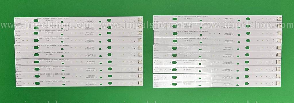 Barras De Led para TV / FLEX PANASONIC 49" set 20pcs X TNP4G622-1 , 3LED , 3V, 259MM ,