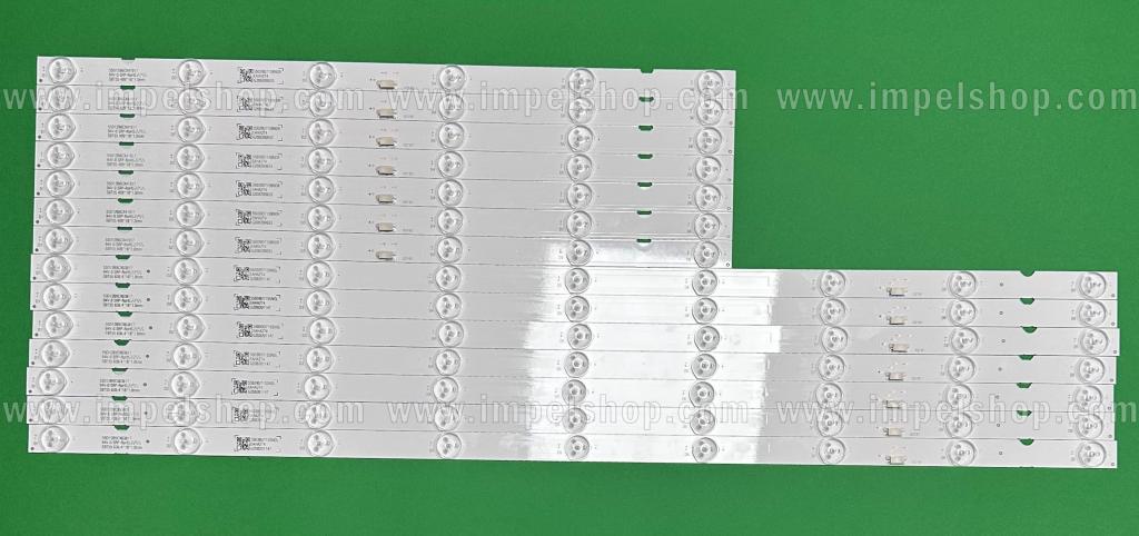 Barras De Led para TV SONY 55" set 14pcs , 7pcs x 55039D715SN1L & 7pcs x 55039D715SN1R SBT55 636.4/409*18*1.0mm ,