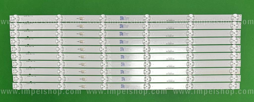 Barras De Led para TV SONY 55" set 10pcs x DRT L_R04_171128 , 6LED , 530MM , 3V ,