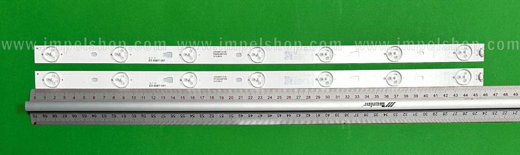 Barras De Led para TV KRUGER & MATZ 24" set 2pcs x LED236D7-01(B) LED236D7-01 PN:30323607206 , 7LED , 458MM , 3V ,