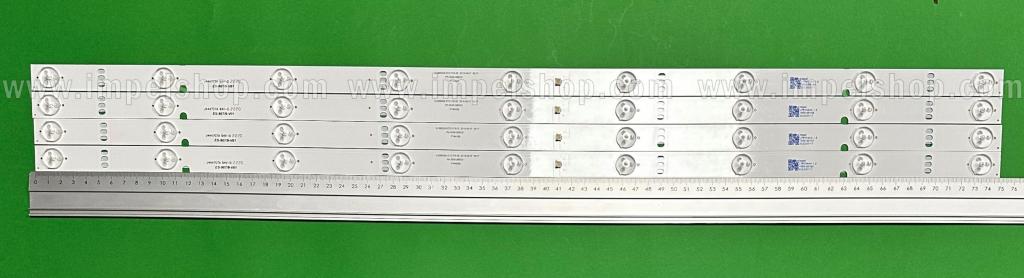 Barras De Led para TV SKYWORTH / KRUGER&MATZ 39" set 4pcs x KJ385D09-ZC21FG-02 , 303KJ385031 , 9LED , 750MM , 3V ,