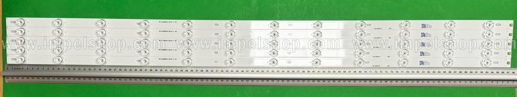 Barras De Led para TV SHARP 49" set 5pcs X RF-AJ490E30-1201S-11 A0 , 12LED , 978MM , 3V ,