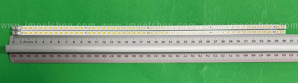 Barras De Led para TV SAMSUNG 32" set 2pcs X SLED 2010SVS32_50 F60HZ REV1.2 LJ64-02409B LMB-3200BM11 50LED , 362MM ,3V ,