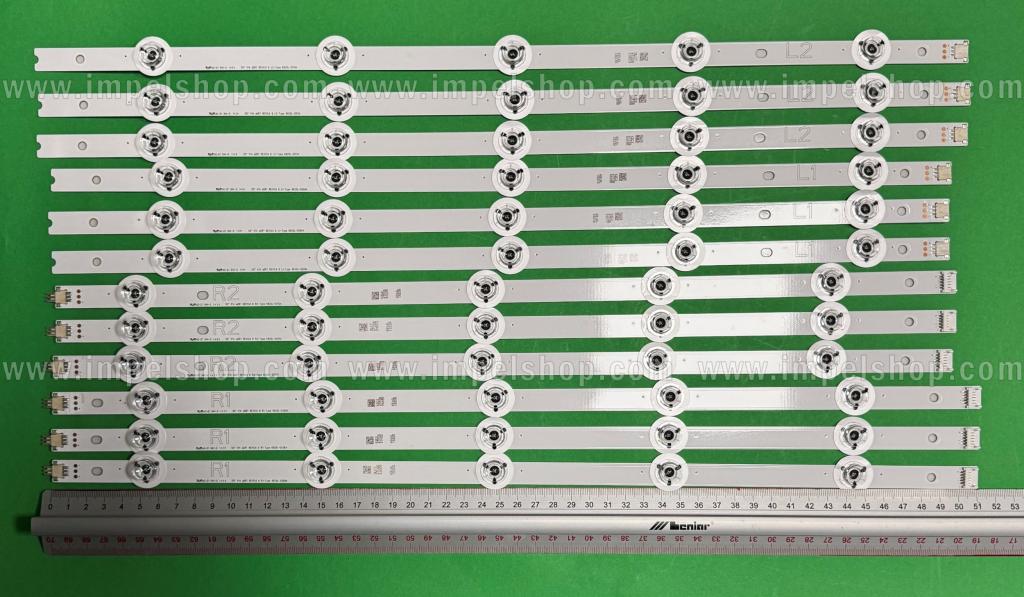 Barras De Led para TV LG 50" set 50" V14 sDRT REV0.6 6 12pcs , 3pcs X 50" V14 sDRT REV0.6 6 L1-Type 6920L-0509A 6916L-1821A 5LED & 3pcs X 50" V14 sDRT REV0.6 6 R1-Type 6920L-0508A 6916L-1820B 5LED & 3pcs X 50" V14 sDRT REV0.6 6 L2-Type 6920L-0511A 6916L-1823A 5LED & 3pcs X 50" V14 sDRT REV0.6 6 R2-Type 6920L-0510A 6916L-1822B 5LED , R1/L1/R2/L2 , 506MM , 493MM , 495MM , 509MM , 3V , CONNECTOR : 5PIN ,