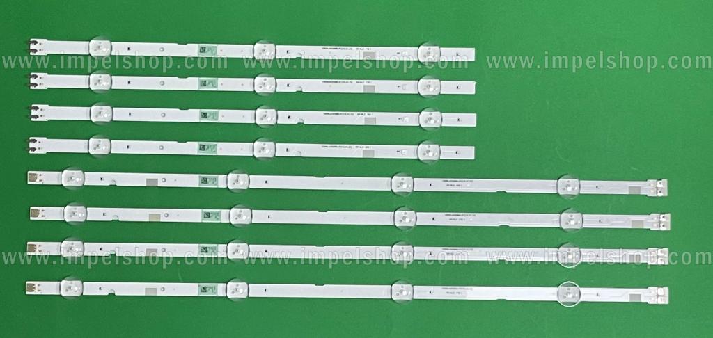 Barras De Led para TV SAMSUNG 43" set 8pcs , 4pcs X V8DN-430SMA-R1 / 2015 SVS43 FCOM FHD DOE B LEFT REV1.0 150309 / BN96-37294A & 4pcs X V8DN-430SMB-R1 / 2015 SVS43 FCOM FHD DOE B RIGHT REV1.0 150309 / BN96-37295A